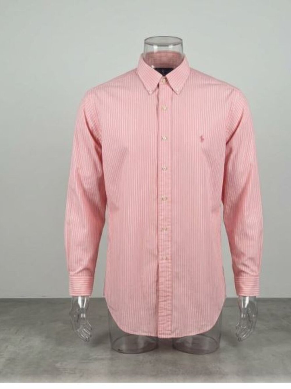 Polo Ralph Lauren Pink Men's 16-33 Yarmouth Cotton Long-Sleeve Button-Down